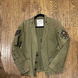 Zadig & Voltaire Khaki Military Field Jacket medium